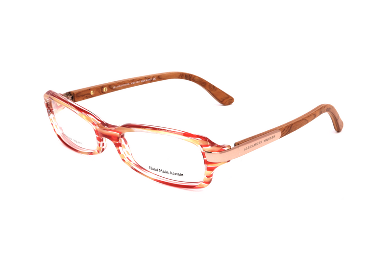 Okulary ALEXANDER MCQUEEN AMQ4136A0O. Okulary, Kolor czerwony. Kobieta.