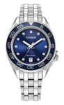 Zegarek CITIZEN FE6160-57L. Słoneczny, Kolor niebieski. Kobieta.