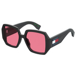 Okulary TOMMY JEANS TJ0095GS807. Okulary przeciwsłoneczne, Kolor czarny. Unisex.