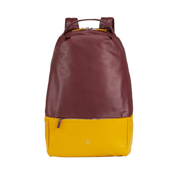 DUDU Skórzany plecak kolorowy dla kobiet mężczyzn Plecak wielokolorowy, kieszeń antykradzieżowa Soft Design