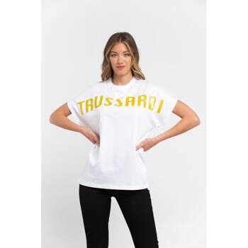 Koszulka T-shirt marki Trussardi model 36T00050 1T002190 kolor Biały. Odzież damska. Sezon: