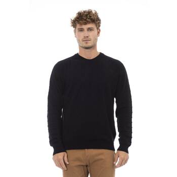 Swetry marki Alpha Studio model AU01C kolor Czarny. Odzież męska. Sezon: Cały rok
