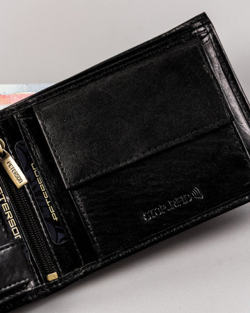 Duży, klasyczny portfel męski z RFID Protect — Peterson